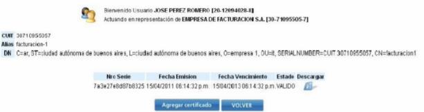 Certificado emitido, listo para descargar